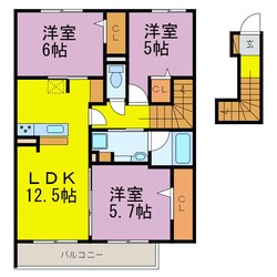 ルミエールASUKAの物件間取画像